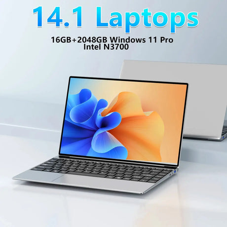 2025 Original Laptop 14.1 Inch Windows 11 Ultra Slim Notebook Gamer Intel N3700 16GB 1024GB 1920*1080 Display Office computer - Lootquake