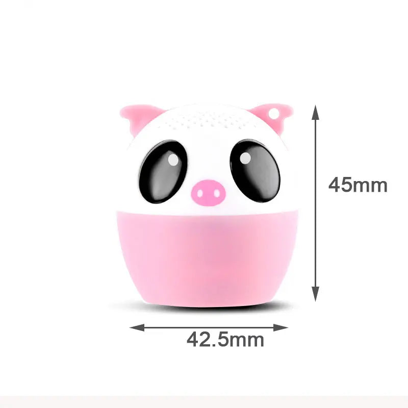 Altavoz Bluetooth para exteriores, minialtavoz TWS para fiestas con diseño de animales de dibujos animados para Navidad. La mejor opción para regalar a un niño.