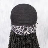22" Curly Box Braids Wig | Crochet Hair | Heat Resistant | Daily Wear