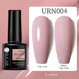 URSUGAR 7.5ml Solid Color Gel Polsih Classic Matte Glossy DIY Nail Art Trendy Reflective Glitter Nail Gel UV LED Soak Off