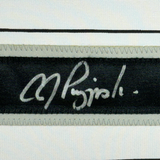 Framed Autographed/Signed AJ A.J. Pierzynski 35x39 Chicago Pinstripe Baseball Jersey PSA/DNA COA