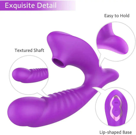 Arlie Vibrator with Suction for Women (One Piece) - Lootquake