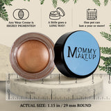 Crema Golden Caramel Any Wear: Un producto multiusos, resistente al agua, que se transforma en crema y polvo para ojos, mejillas y labios. Se puede usar en cualquier lugar.