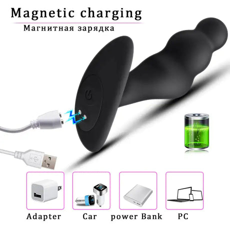 Wireless Remote Prostate Massager and Anal Plug - Lootquake