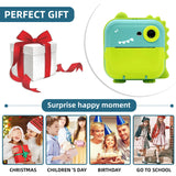 Cámara de impresión instantánea para niños, cámara fotográfica digital para niños y niñas con impresión térmica, juguetes educativos para niños, regalos, mini impresora térmica