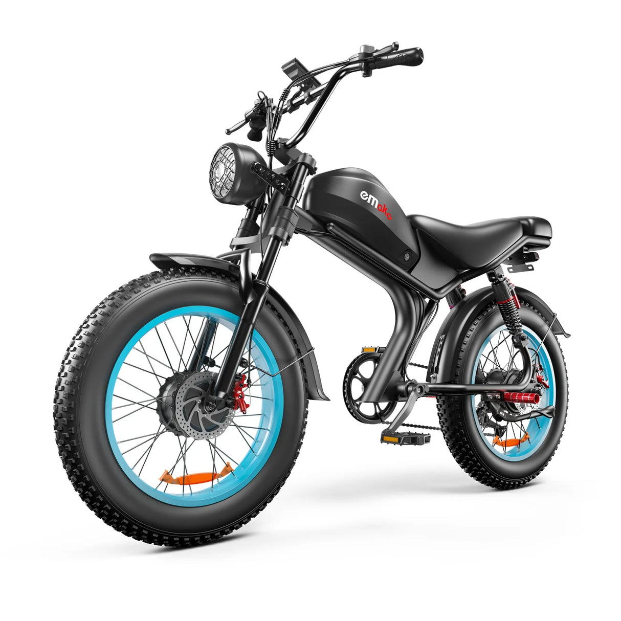 Bicicleta eléctrica para adultos Emoko C93, 1000 W x 2, batería de 48 V 23 Ah, bicicleta de montaña eléctrica con neumáticos anchos de 20 pulgadas.