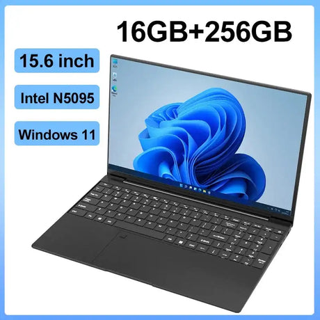 2025 New Laptop 15.6 Inch 32GB Ram DDR4 2TB SSD Windows 11/10 Notebook Pc Gamer Intel N5095 Office Computer Backlit Fingerprint - Lootquake