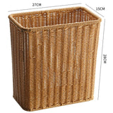Trash Can Space Saving Dustbin Narrow Space Sturdy Garbage Bin Wastebasket for Laundry Bathroom Kitchen Home Living Room
