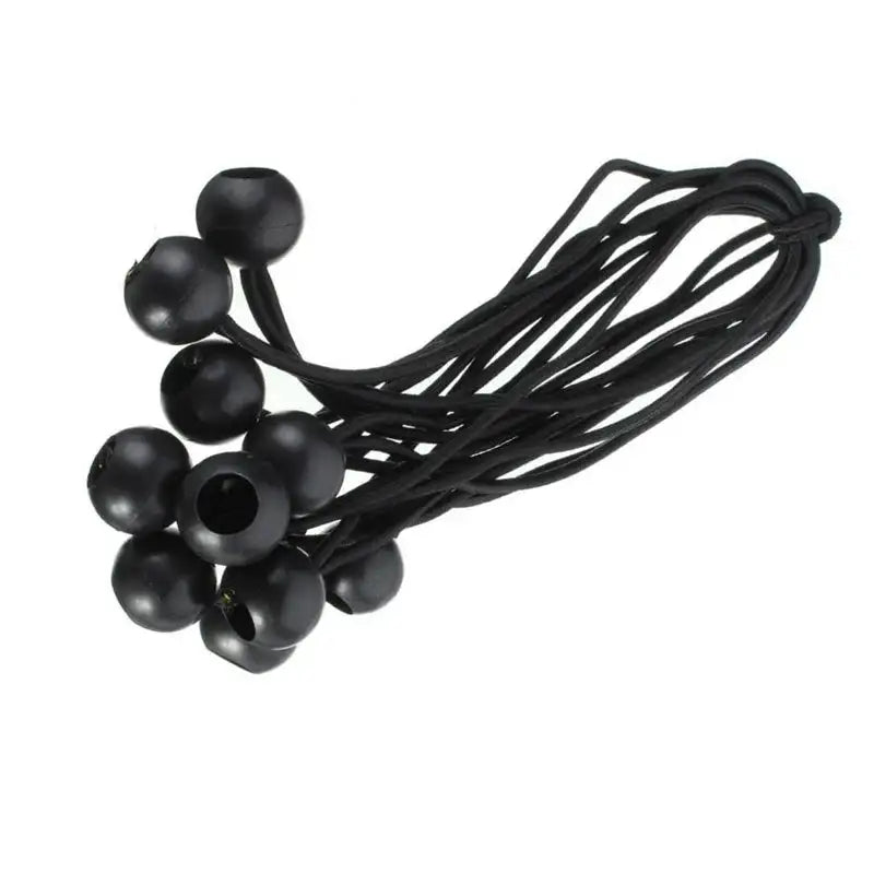 20/50pcs Set Outdoor Supplies Elastic Rope Ball Hiking Tent Accessories Bands Bungee Cords  Tarp Tie Down Strap Camping Belts - Lootquake
