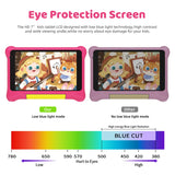 Tablette enfant TK707 7 pouces Android 13 Quad Core 5 Go RAM 32 Go ROM 128 Go extensible WiFi Bluetooth Cadeau enfant Logiciel pour enfants Manette de jeu