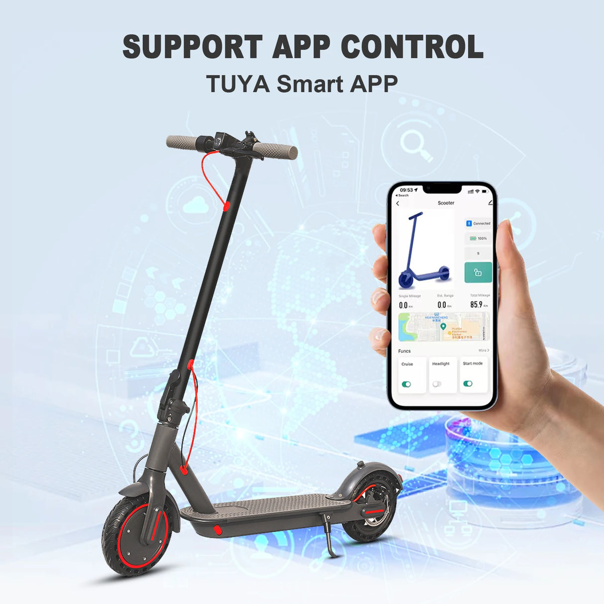 Trottinette électrique JUICEASE 7,8-14,5 Ah, autonomie ultra longue de 31 à 35 km/h, autonomie de 25 à 45 km, application Aovopro, 350/1 000 W, nouveauté 2025