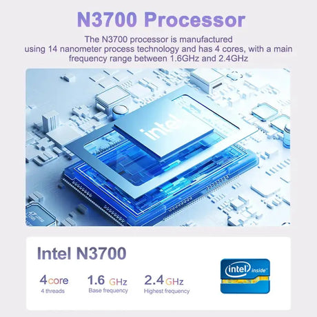 15.6" Ultra Slim Laptop 16GB RAM 2TB SSD Intel N3700 Notebook Gamer  1920*1080  Display Office Study Computer PC Windows 11 Pro - Lootquake