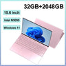 Portátil nuevo de 15,6 pulgadas (2025), 32 GB de RAM, DDR4, 2 TB de SSD, Windows 11/10, para gamers, Intel N5095, ordenador de oficina con retroiluminación y lector de huellas dactilares.