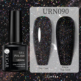 URSUGAR 7.5ml Solid Color Gel Polsih Classic Matte Glossy DIY Nail Art Trendy Reflective Glitter Nail Gel UV LED Soak Off