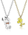PEANUTS Snoopy and Woodstock Best Friend Necklaces for 2 Official License Set of 2 Friendship Necklaces - Lootquake