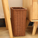 Trash Can Space Saving Dustbin Narrow Space Sturdy Garbage Bin Wastebasket for Laundry Bathroom Kitchen Home Living Room
