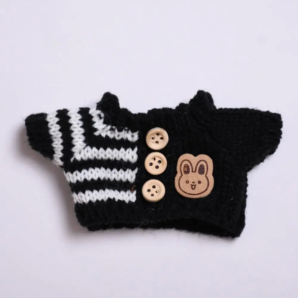 Vêtements pour poupée Labubu, accessoires DIY La bubu peluche, monstres Labubu assis costume cadeaux pour collectionneurs (pas de poupées) Lab