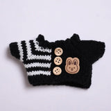 Vêtements pour poupée Labubu, accessoires DIY La bubu peluche, monstres Labubu assis costume cadeaux pour collectionneurs (pas de poupées) Lab