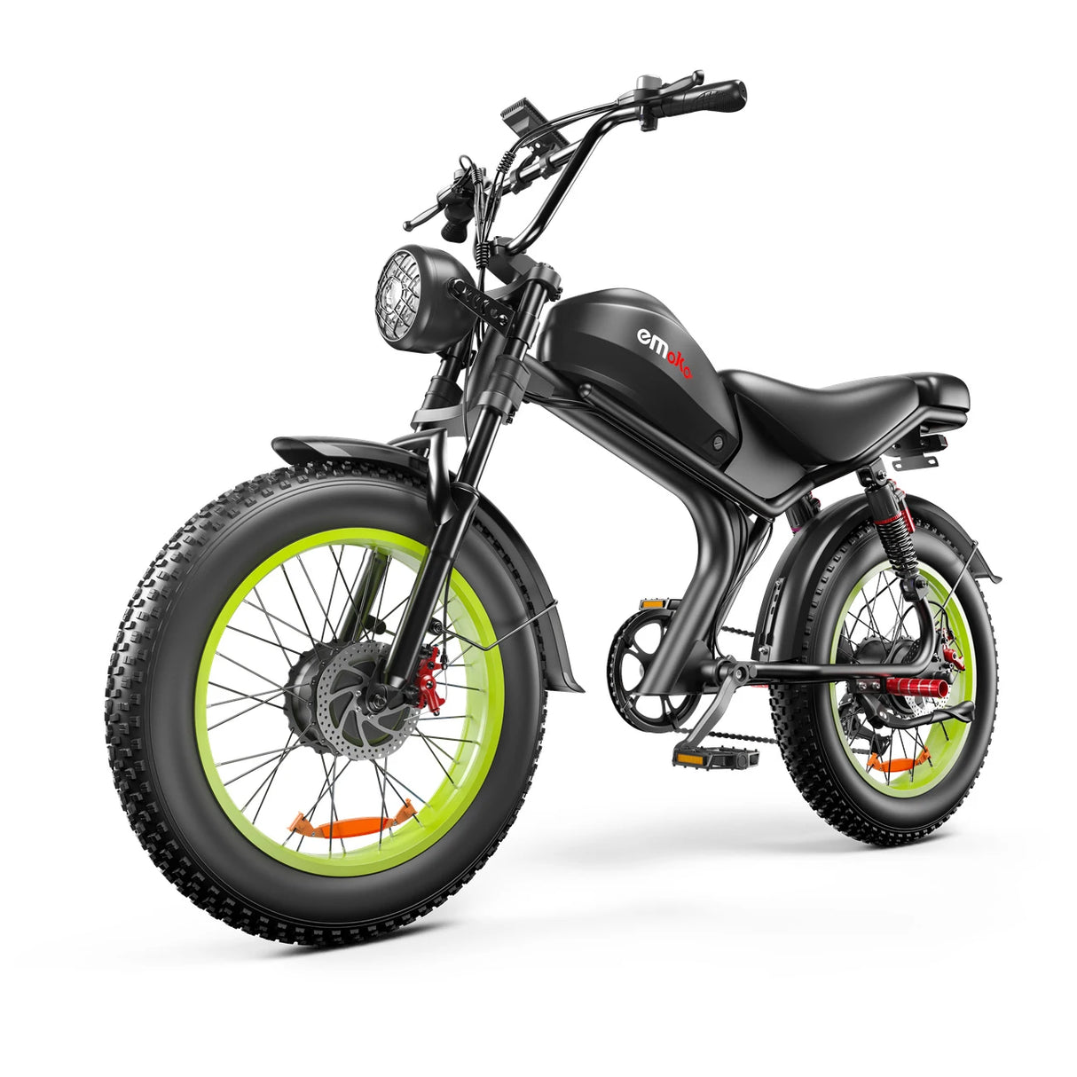 Bicicleta eléctrica para adultos Emoko C93, 1000 W x 2, batería de 48 V 23 Ah, bicicleta de montaña eléctrica con neumáticos anchos de 20 pulgadas.