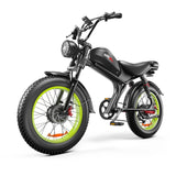 Bicicleta eléctrica para adultos Emoko C93, 1000 W x 2, batería de 48 V 23 Ah, bicicleta de montaña eléctrica con neumáticos anchos de 20 pulgadas.