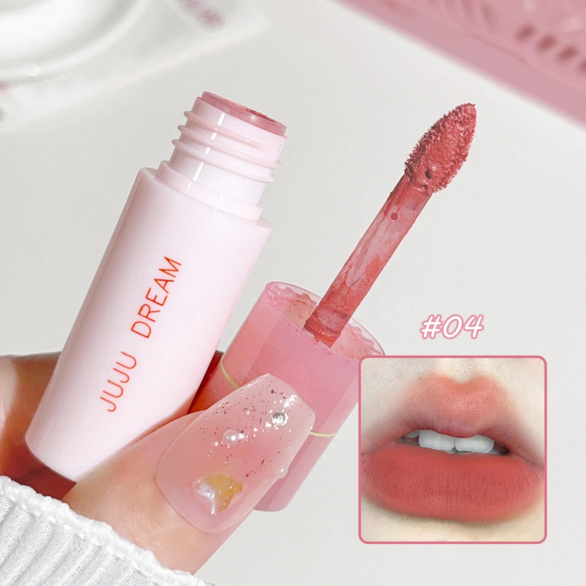 Coffret de rouges à lèvres mats et velours aériens – 6 teintes riches, anti-bavures et longue tenue