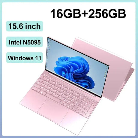 2025 New Laptop 15.6 Inch 32GB Ram DDR4 2TB SSD Windows 11/10 Notebook Pc Gamer Intel N5095 Office Computer Backlit Fingerprint - Lootquake