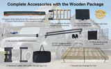 Adventurer Plus Rooftop Tent Hardshell with Side Awning, Air Conditioner Outlet with Bracket, Replaceable Rain Flies - Lootquake
