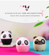 Altavoz Bluetooth para exteriores, minialtavoz TWS para fiestas con diseño de animales de dibujos animados para Navidad. La mejor opción para regalar a un niño.