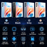 Tablette Android 13.0 de 10,36 pouces, version mondiale 2025, 16 Go de RAM, 1 To de ROM, 16 MP, 32 MP, 12 000 mAh, réseau Bluetooth, 5G, Wi-Fi