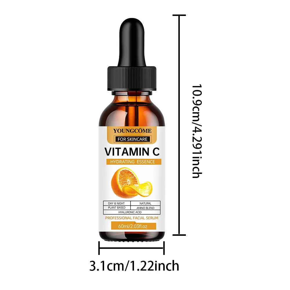 Suero hidratante con vitamina C, 5 funciones, hidratante facial, reparador, reduce los poros, ilumina, productos coreanos para el cuidado de la piel.