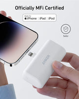 Anker 621 Power Bank Built‑In Lightning & USB‑C Connectors 5,000 mAh