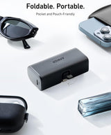 Anker 621 Power Bank Built‑In Lightning & USB‑C Connectors 5,000 mAh