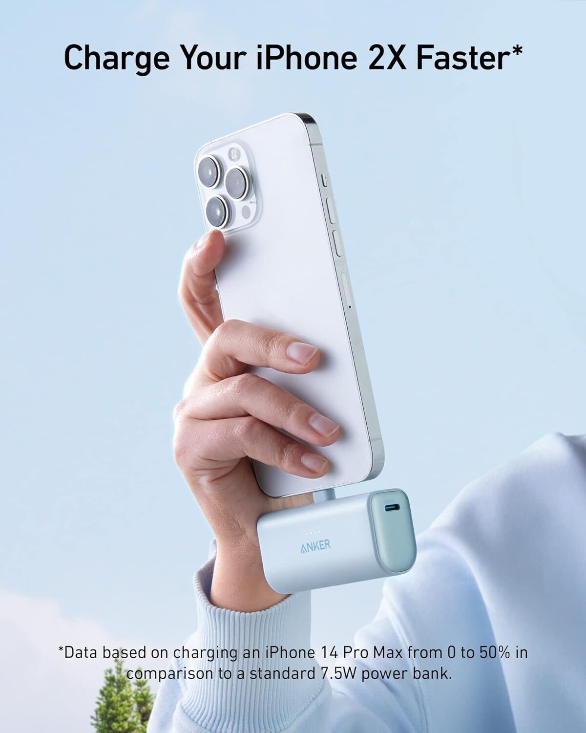 Anker 621 Power Bank Built‑In Lightning & USB‑C Connectors 5,000 mAh