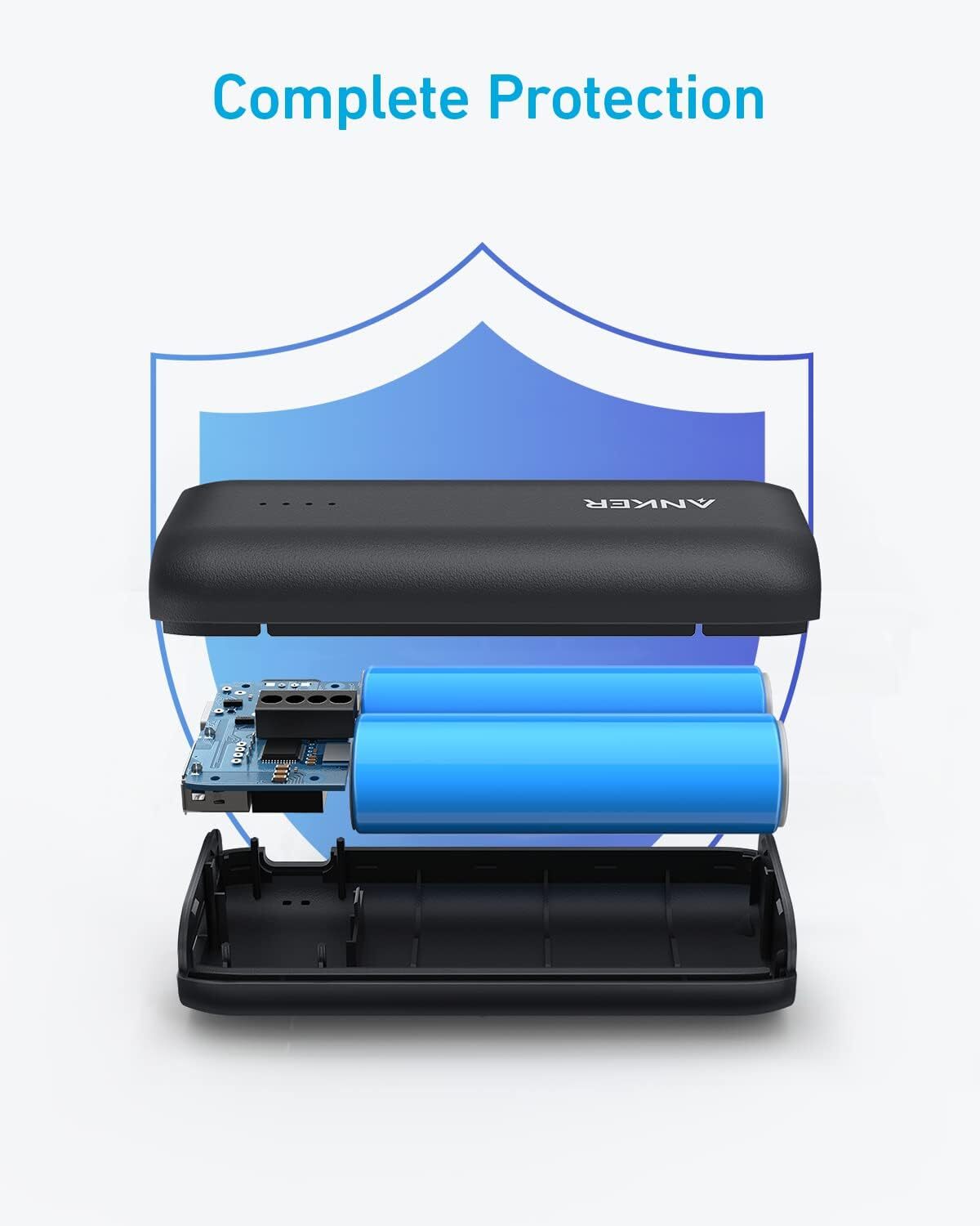Anker 321 Power Bank Dual USB   Mini‑USB   USB‑C High-Capacity 5 V