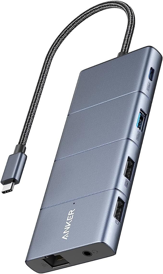 Anker USB-C Hub 565 – 11-in-1 Laptop Docking Station with Dual Monitor Support