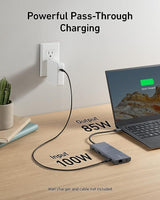 Anker USB-C Hub 565 – 11-in-1 Laptop Docking Station with Dual Monitor Support