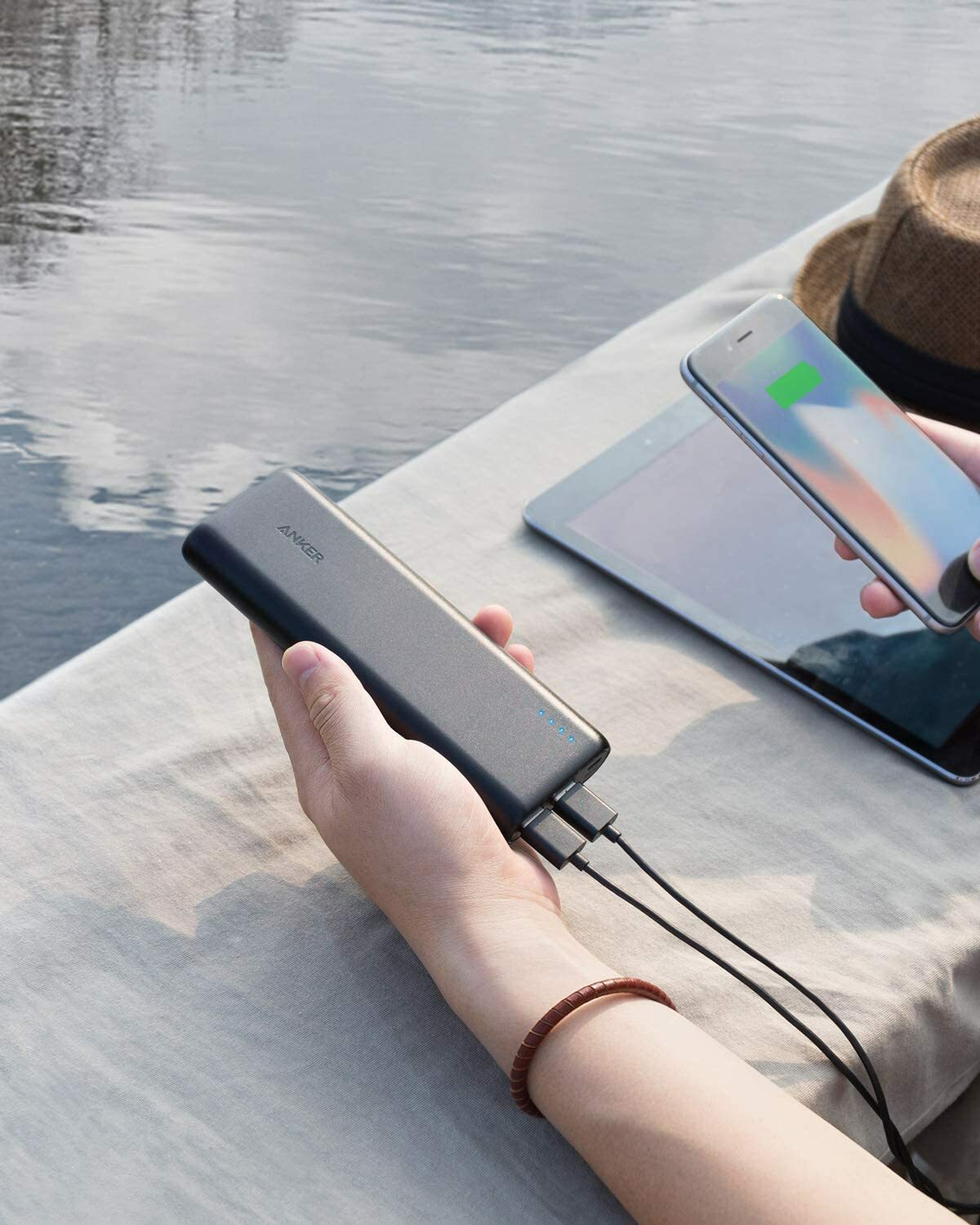 Anker PowerCore 20000 mAh | High‑Capacity Portable Charger | Black