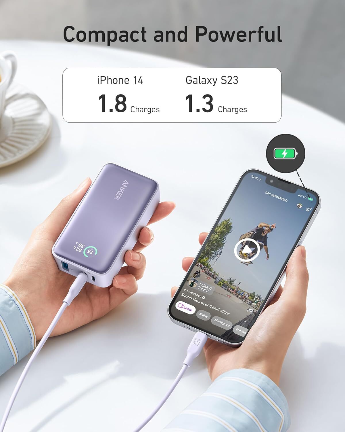 Anker 533 Power Bank High‑Speed PD 30 W 10 000 mAh