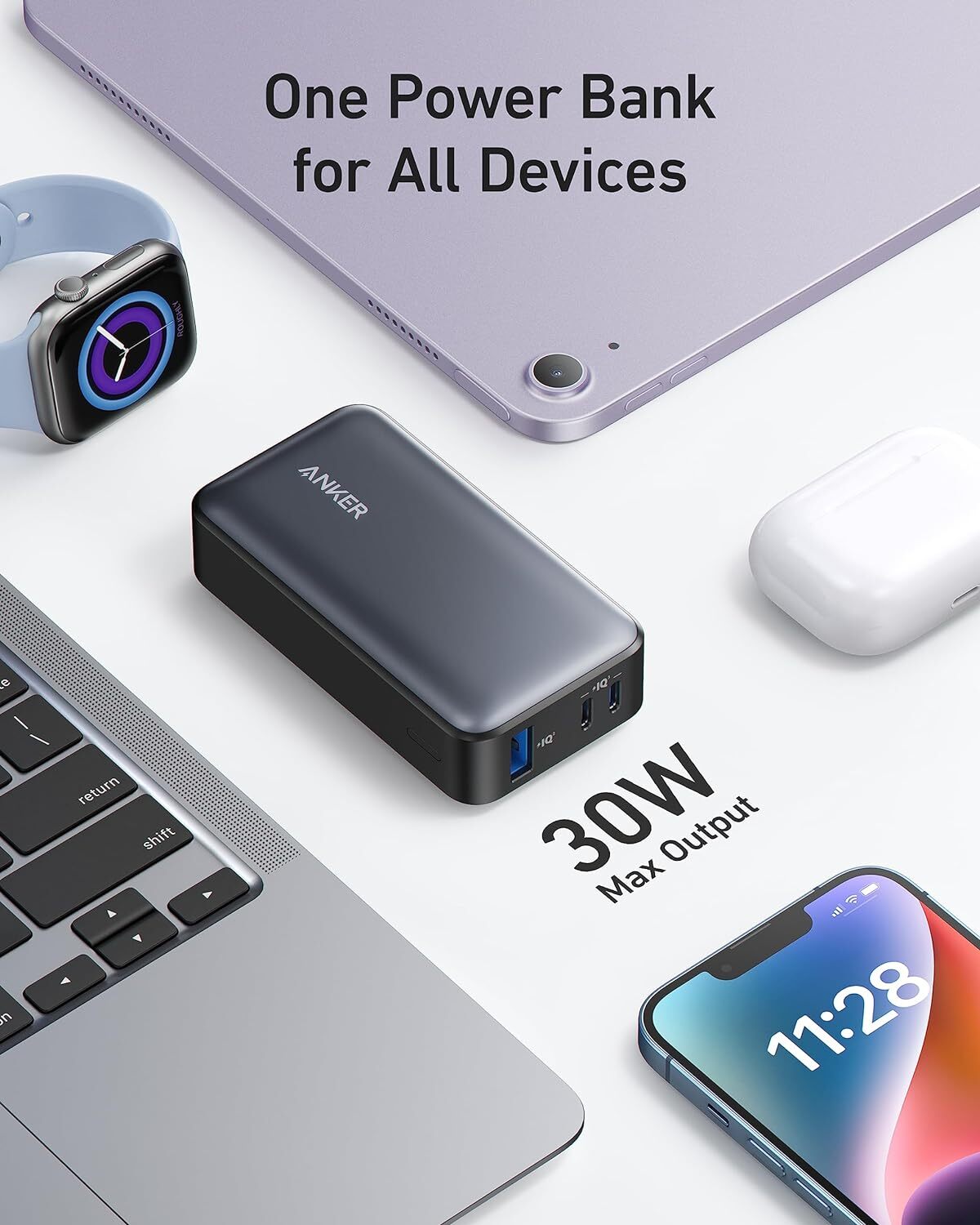 Anker 533 Power Bank High‑Speed PD 30 W 10 000 mAh
