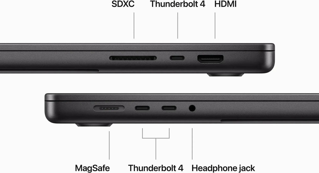 2023 Apple MacBook Pro 16-Inch Laptop - M3 Pro, 12-Core CPU, 18-Core GPU, 36GB RAM, 2TB SSD, Space Black