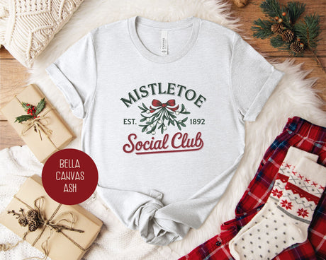 Mistletoe Social Club Christmas Shirt-2