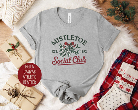 Mistletoe Social Club Christmas Shirt-3