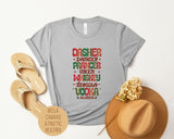 Dasher Dancer Prancer Drinking Funny Christmas Shirt-0