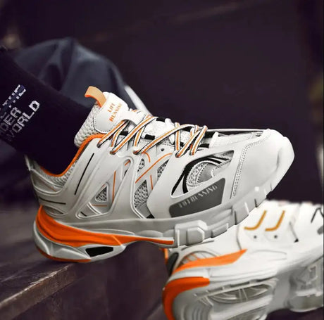 Dad Shoes, Athletic Sneakers, Lace-Up Lightweight Shoes - Lootquake