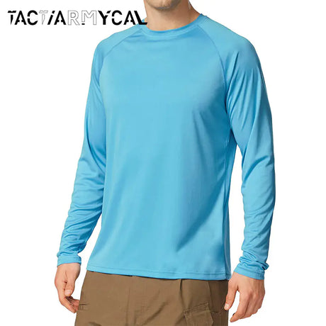 Men's Sun Protection UPF 50 Quick-Dry Hiking Shirts - Lootquake