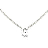 Auithery G Necklaces For Women Tiny Initial Letter Necklace Silver Plated A-Z Pendant Titanium Necklace For Women Silver G - Lootquake