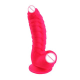 Colorful Dinosaur Scale Suction Silicone Adult Toy - Lootquake