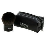 Brocha Kabuki: Brocha de maquillaje mineral cortada a mano, vegana y sin crueldad animal.
