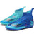 DISRATEBLU Kids Soccer Shoes Boys Girls Football Trainning Shoes Youth Firm Ground Athletic Turf Shoes Outdoor Professional Soccer Shoes Sneakers Blue/Turquoise - Lootquake