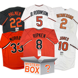 Autographed/Signed Baltimore Baseball Jersey Mystery Box with PSA JSA or Beckett COA
